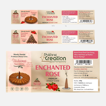 Premium Dhoop Cone Enchanted Rose