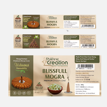 Premium Dhoop Cone Blissful Mogra