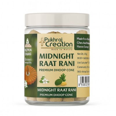 Midnight Raat Rani Premium Dhoop Cone
