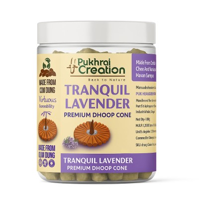 Tranquil Lavender Premium Dhoop Cone