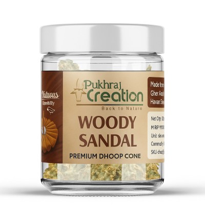 Woody Sandal Dhoop Cone